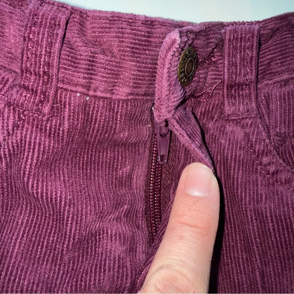 Y2K The Children's Place Burgundy Corduroy Skirt Size 24 month